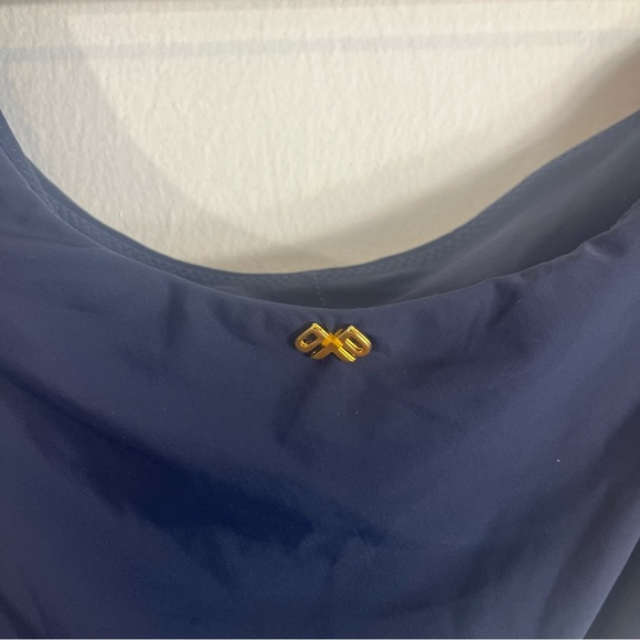 NWT PQ Swim One-Shoulder Cutout One-Piece Swimsuit Blue Small - Picture 6 of 8